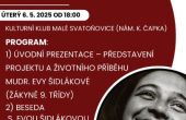 Beseda s MUDr. Evou Šidlákovou 05/2025